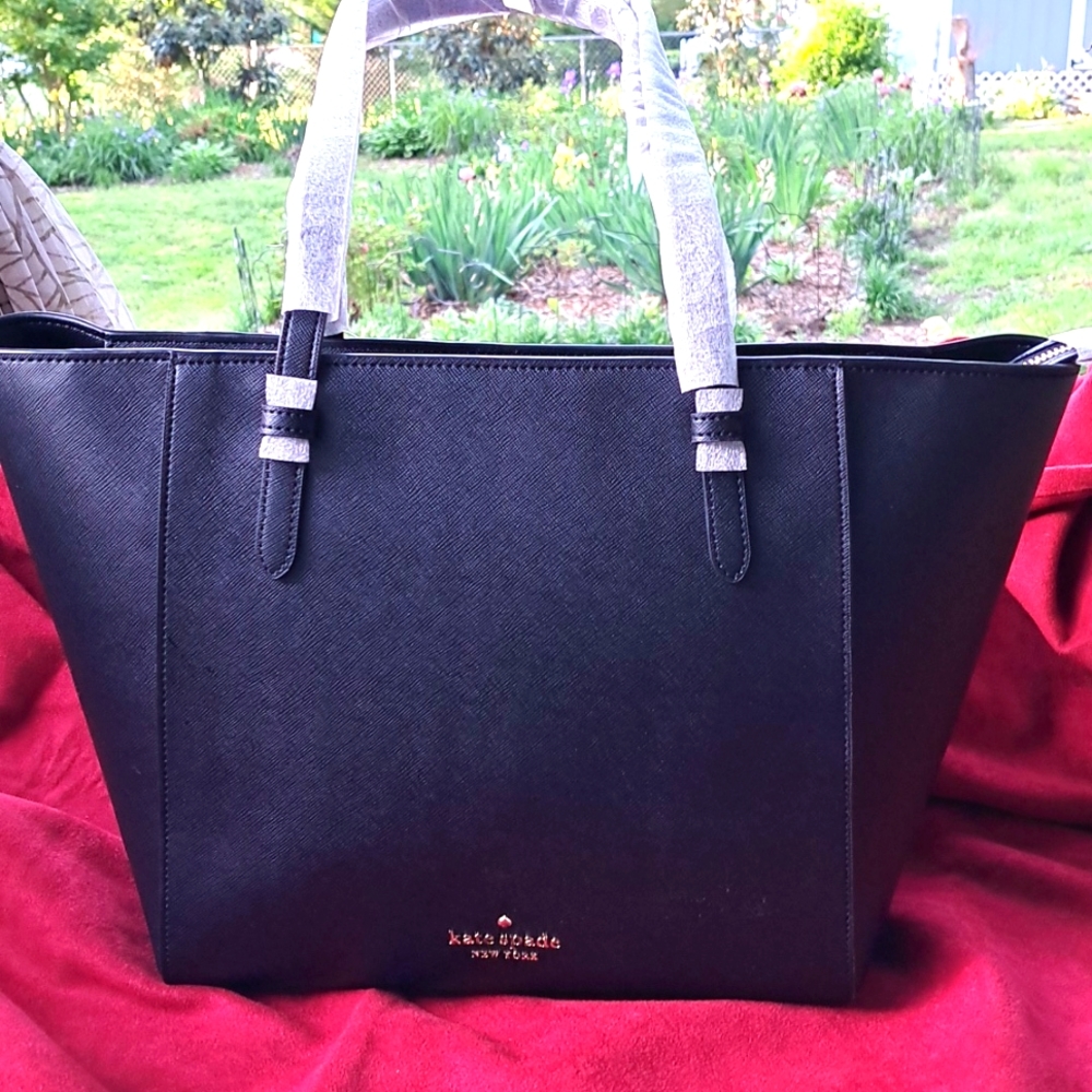 Kate Spade Black Saffiano Bag/ Tote NEW